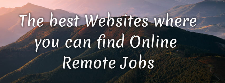 Find online remote jobs