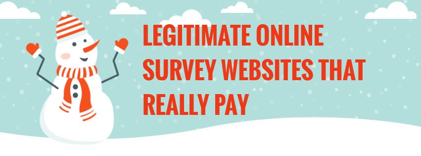 Legitimate online survey websites