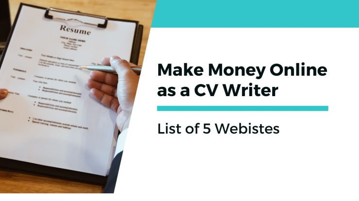 make money as CV writer