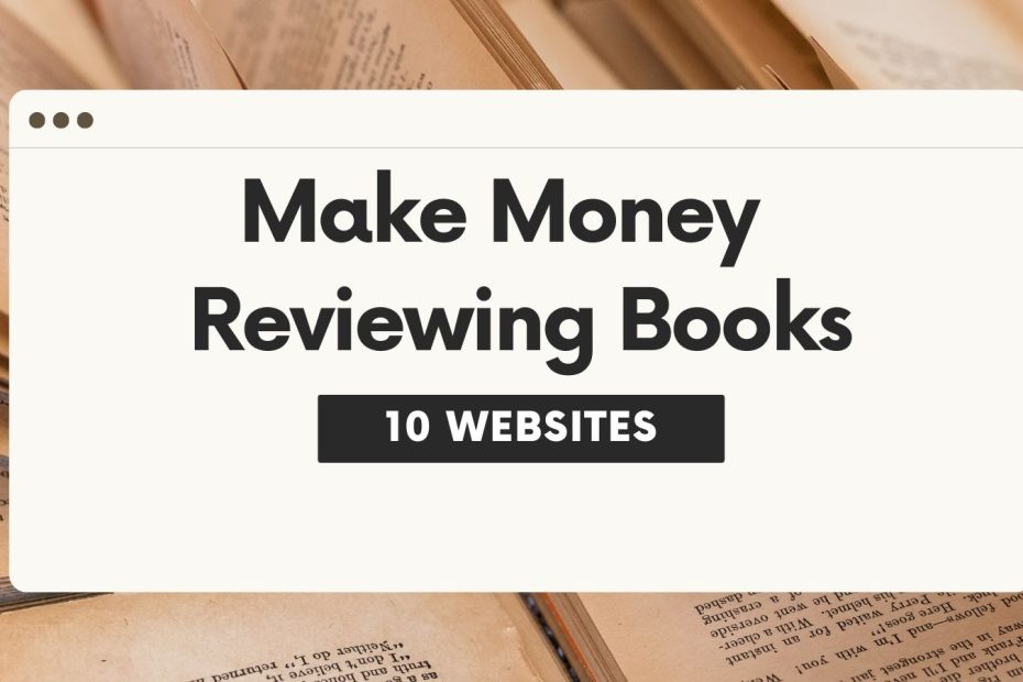 make money reviewing books